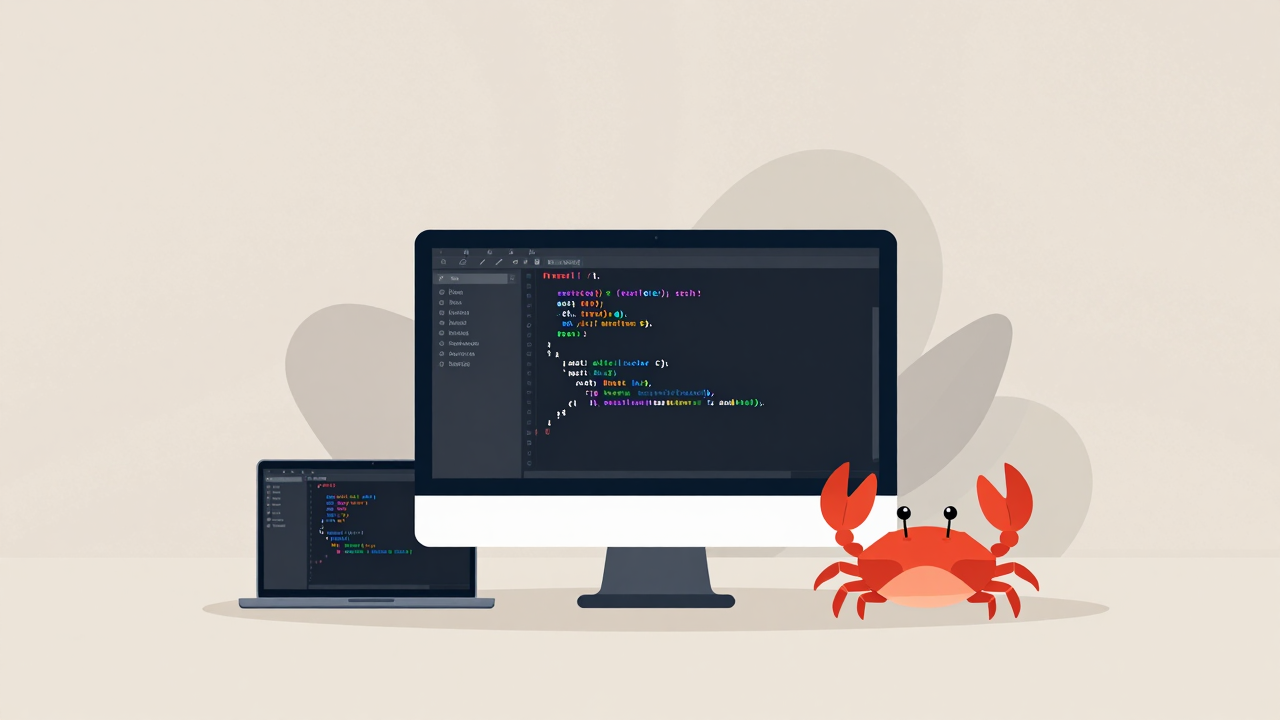 Rust 설치와 환경설정 베스트 프랙티스를 설명하는 대표 이미지