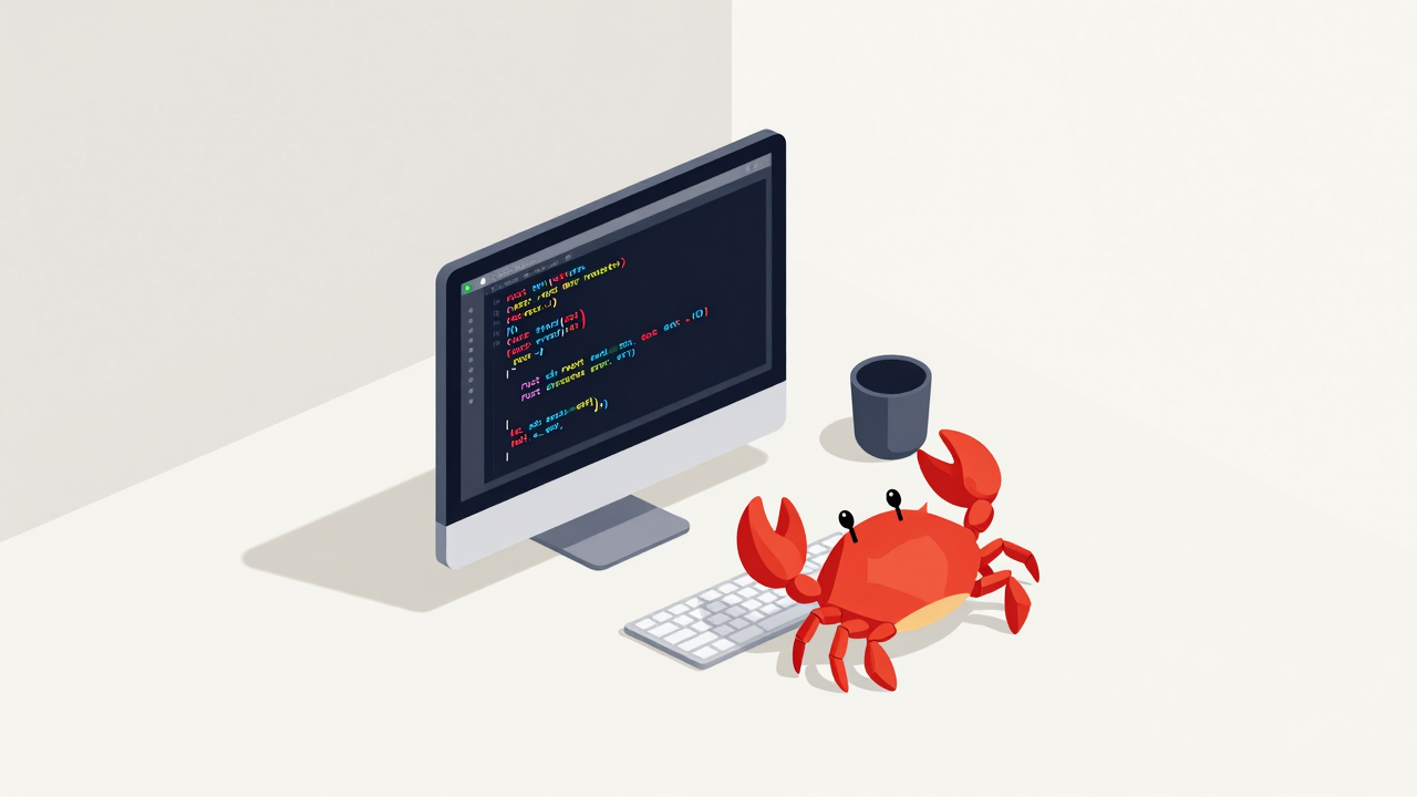Rust 참조와 빌림 베스트 프랙티스를 설명하는 대표 이미지